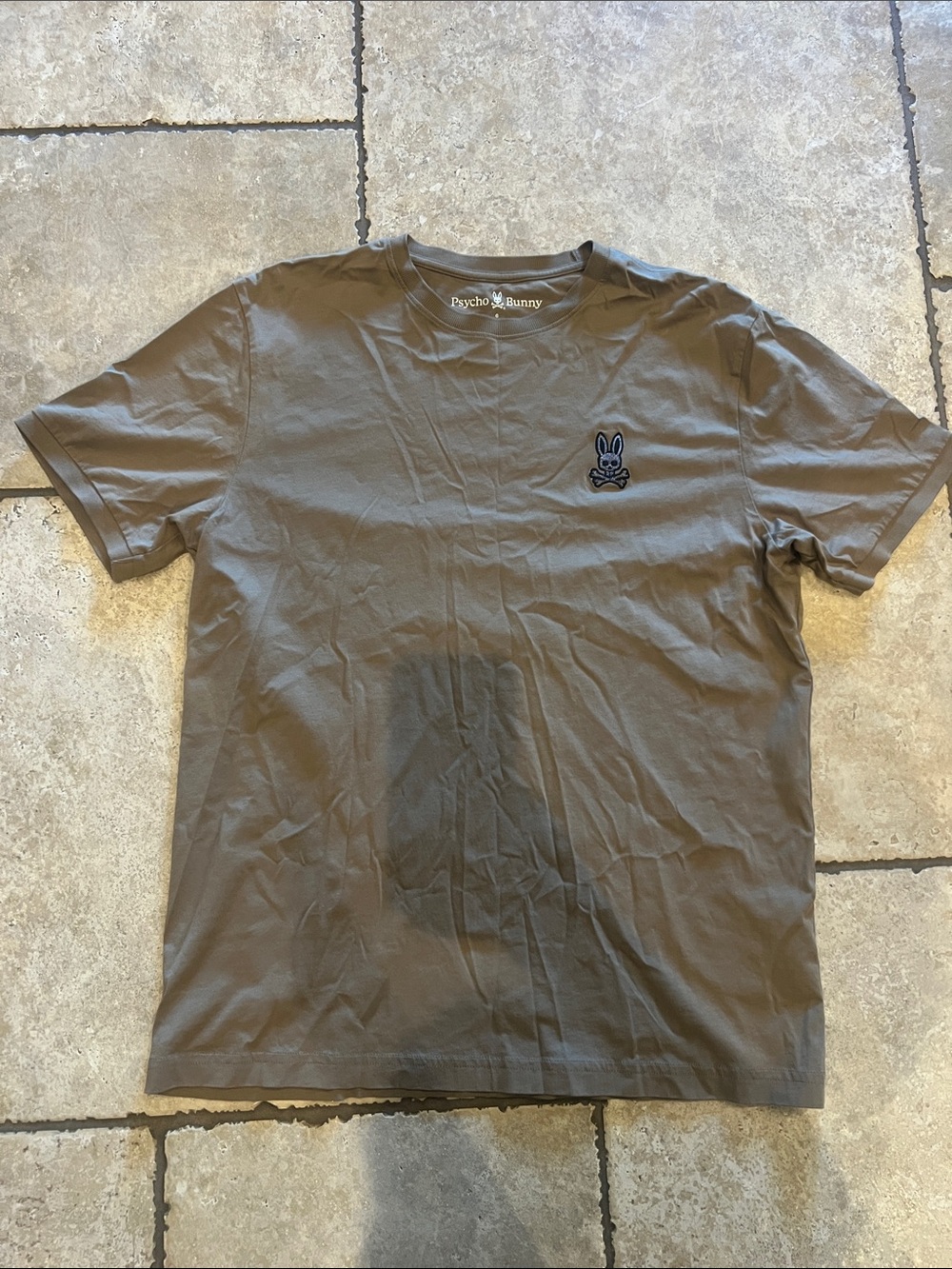 Psycho Bunny Olive Short Sleeve Logo Tee